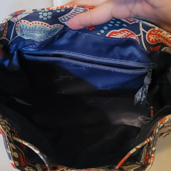 Vera Bradley monogrammed backpack SJB - Picture 7 of 11